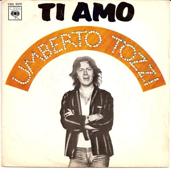 

7-дюймовая пластинка UMBERTO TOZZI Ti Amo CBS5272 CBS 1977 Франция Поп Б/у