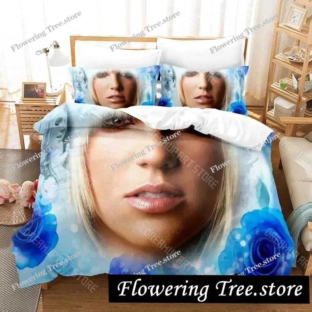 Sexy Britney Spears Bedding Set Duvet Cover Bed Set Quilt Cover Pillowcase Comforter king Queen Size Boys Adult Bedding Set