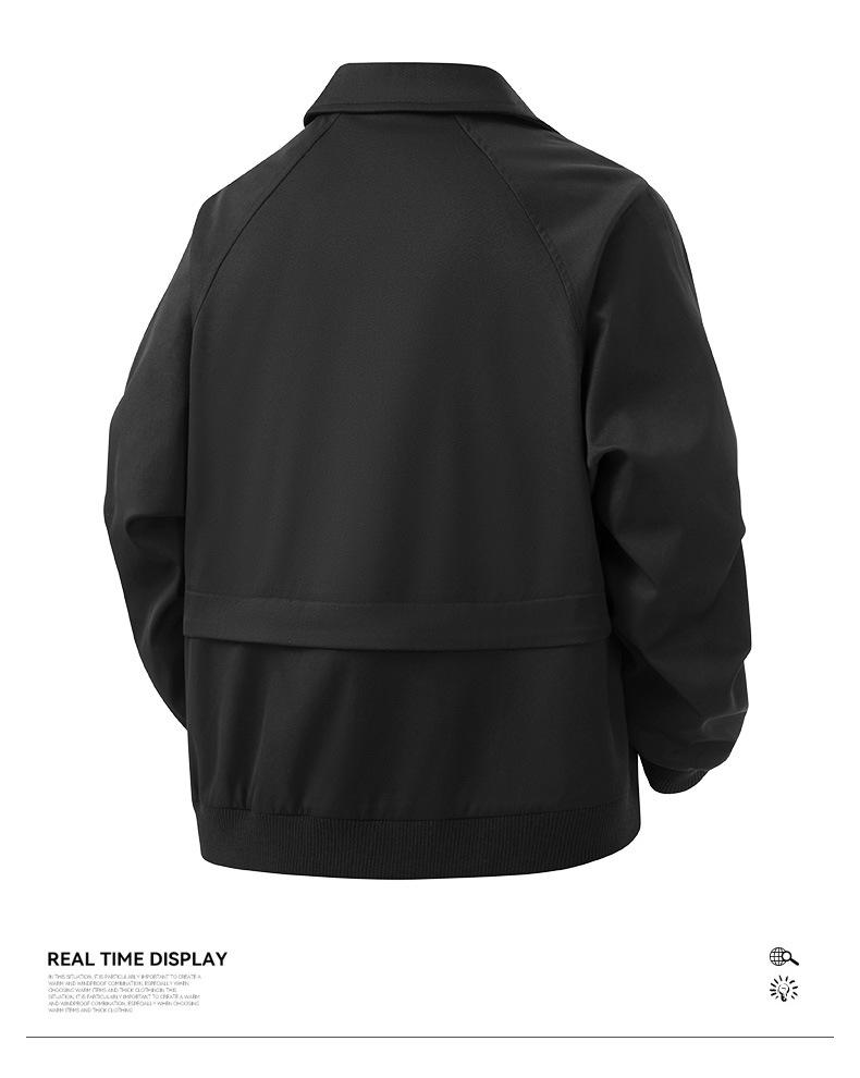Men's Water-Repellent Casual Workwear Jacket: Loose, Comfortable, Versatile, Trendy Spring & Fall Outerwear