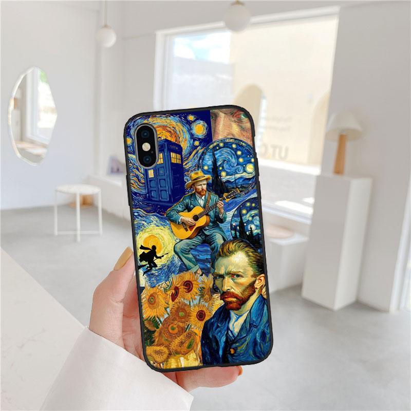 PP59 Starry Night Van Gogh Painting Phone Case for Xiaomi Poco C40 C50 C51 C55 C65 C71 C75 F3 F5 F6 F7 M2 M3 Pro Ultra