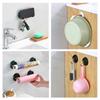 Multi-purpose Wall Hooks Door Keys Cloth Coat Hook Bathroom Towel Robe Hanger Hook Adhesive Kitchen Rack Shelf Bag Hook