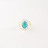 Blue Turquoise Gemstone 925 Solid Silver Jewelry Handmade Ring Valentines Gift RR-61-30