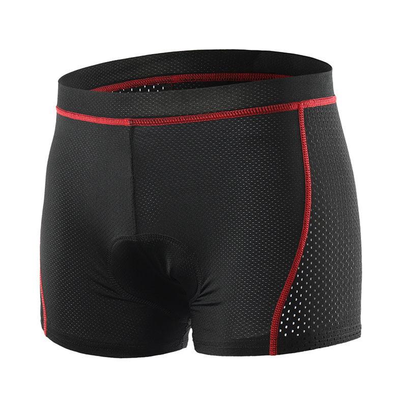 Mens Cycling Shorts With Gel Pad Padding Breathable Quick-Dry Compression Base Layer Road Mountain Bike Riding