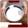 Stainless Steel Multi-purpose Round Steaming & Serving Plate