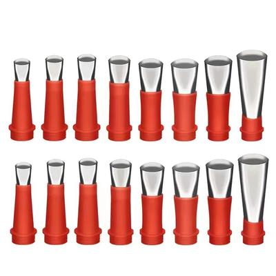 22Pcs/Set Stainless Steel Caulk Nozzle Applicator Glue Sink Joint Finisher Glue Tool Silicone Sealant Finishing Tool