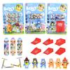 3 Stiluri Bluey Și Bingo Figurină Anime Patinaj Scuter Model Skatepark Jucării Copii Finger Skateboarding