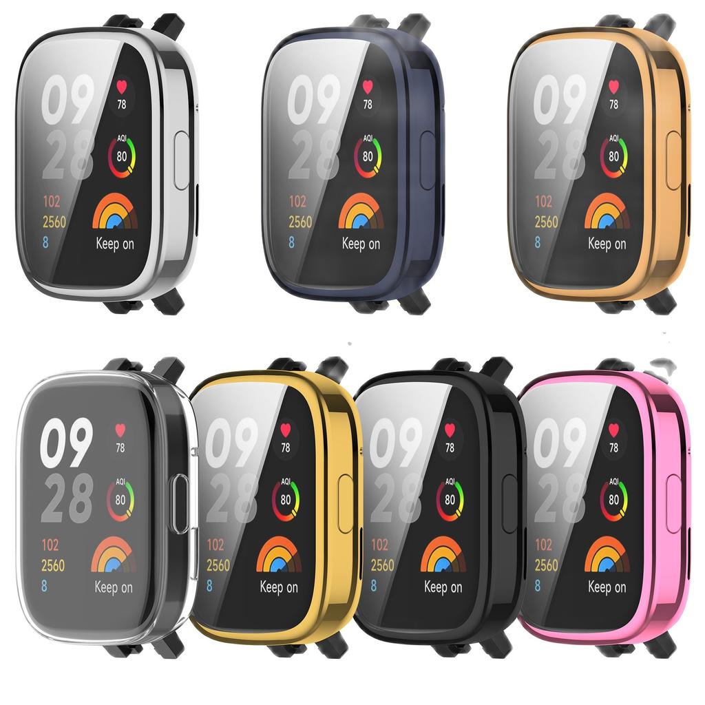 Full Protective Case Cover For Redmi Watch 3 SmartWatch Screen Protector for Redmi Watch3 Replacement Accessories Frame Case TPU