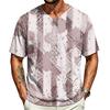 Men's Casual V-Neck Short Sleeve T-Shirt Lightweight Breathable