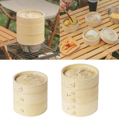 Aburitor de Găluște Xiao Long-Bao Coș de Aburire din Bambus Aburitor de Legume Bol Sierra Cupă de Aburire pentru Prepararea Alimentelor Sănătoase