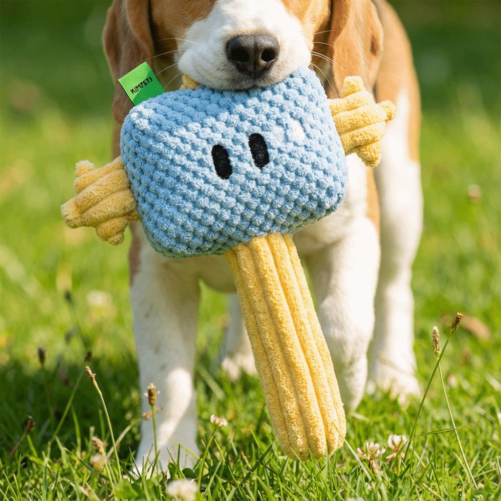 Bite-resistant Plush Hammer Dog Toy Wear-resistant Pet Shake Sound Toy  Indoor Outdoor Use