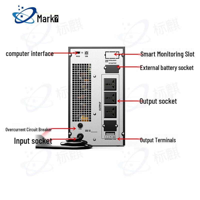 Biaoqi C3KS 3KVA/2700W UPS with 8-Hour External Battery