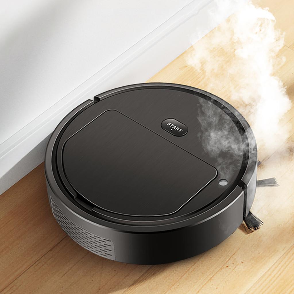Intelligenter Haushalts-Staubsauger mit Saug- und Ziehfunktion, integrierter Lazy-Kehrroboter, mobiler Sprüh-Luftbefeuchter