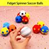 10PCS Favors Soccer Fidget Spinners Mini mini fotbalové míče Skákací skákací míče Fotbalová párty