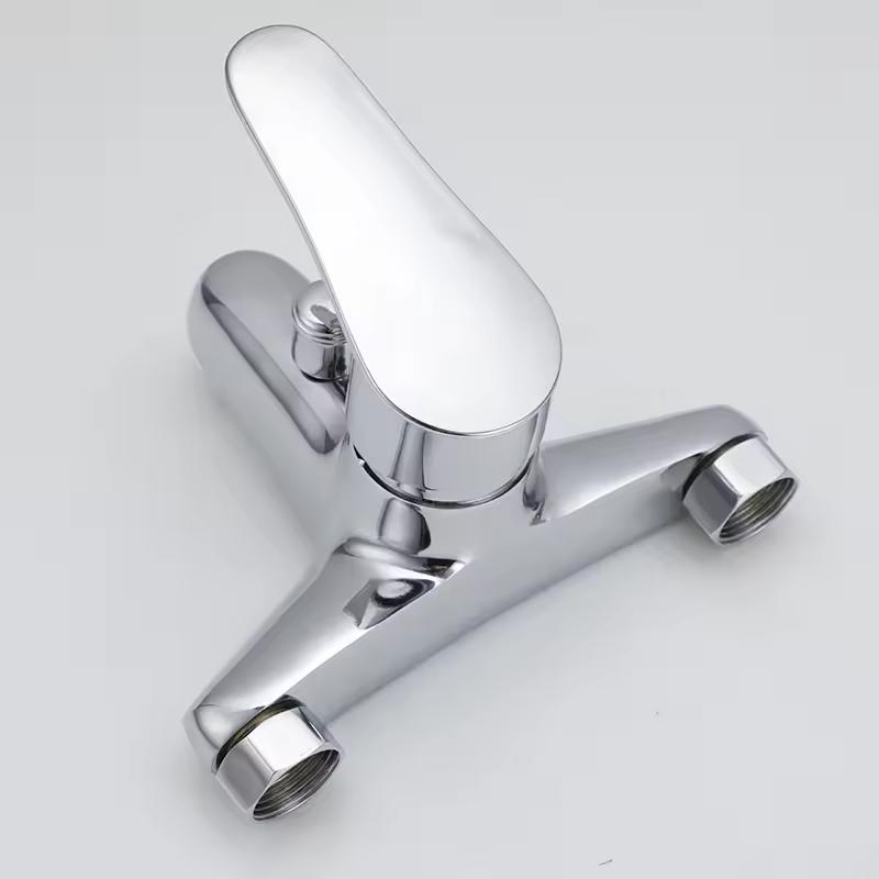 Polished Chrome Single Handle Thermostatic Bath Shower Mixer Tap Set Rain Spray Pattern with Ceramic Valve Core Bathroom Faucets