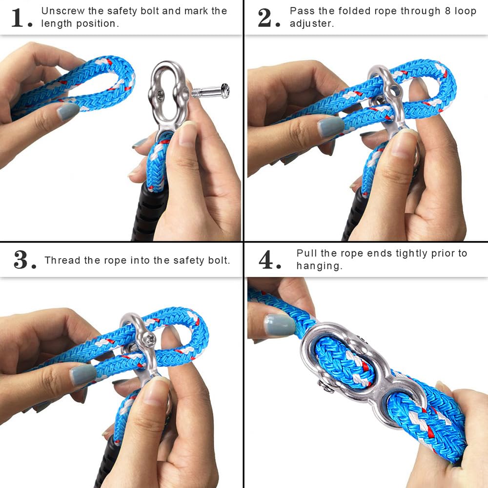 SELEWARE Rust Proof Soft Rubber Cocondo Proof Gymnastics Ring Fitness Ring Exercise Ring Gym Ring Climbing Ring Pack of 2 Non-Slip