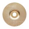 Carbide Wood Shaping Disc for Angle Grinder Woodworking Grinding Tool Flat Burr Disc Durable Milling Cutter for Wood Surface Preparation