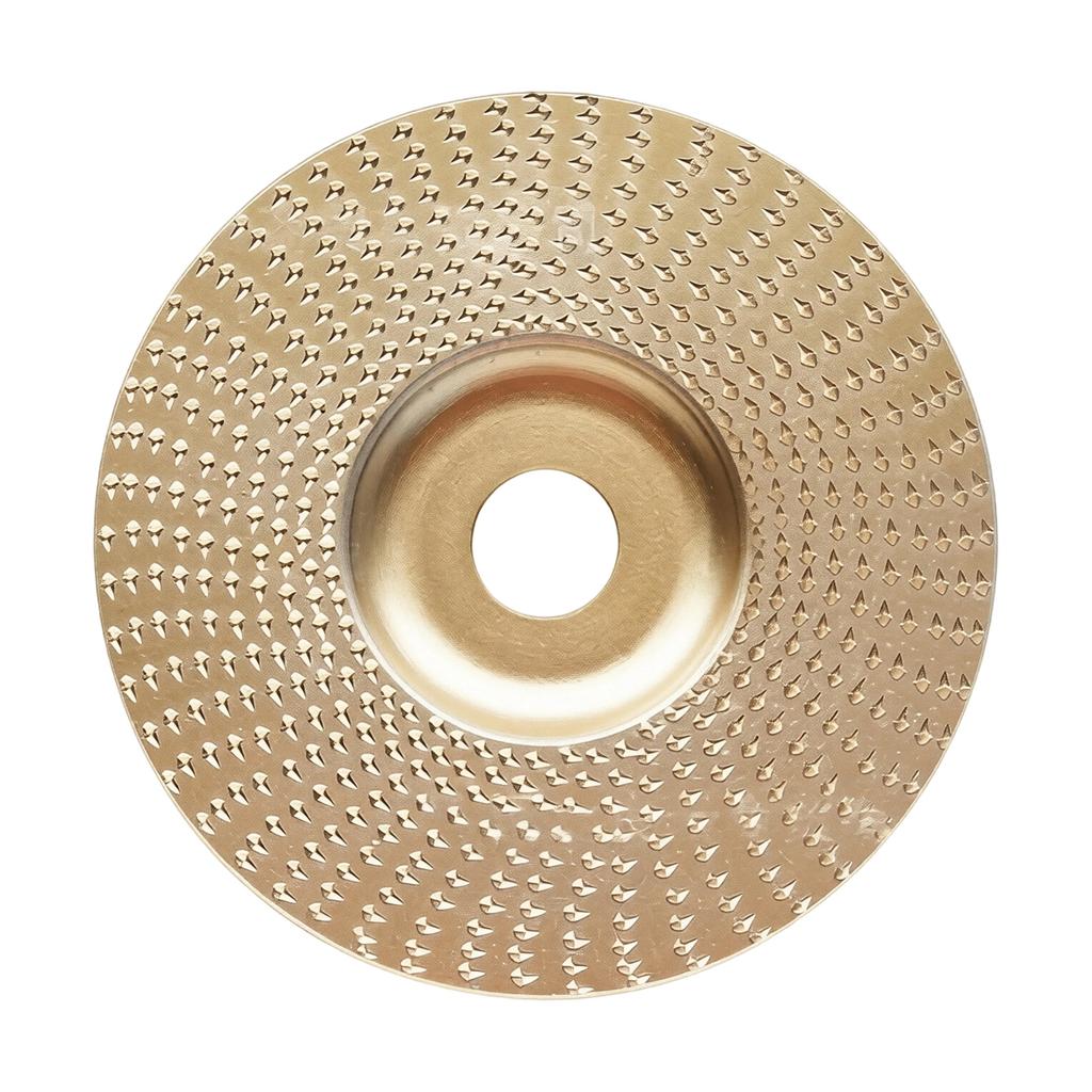 Carbide Wood Shaping Disc for Angle Grinder Woodworking Grinding Tool Flat Burr Disc Durable Milling Cutter for Wood Surface Preparation
