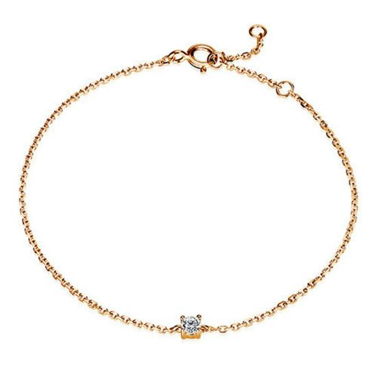 925 Sterling Silver Mini Diamond Bracelet - Women's Japanese & Korean Style, Fashionable, Stackable, & Versatile Hand Jewelry
