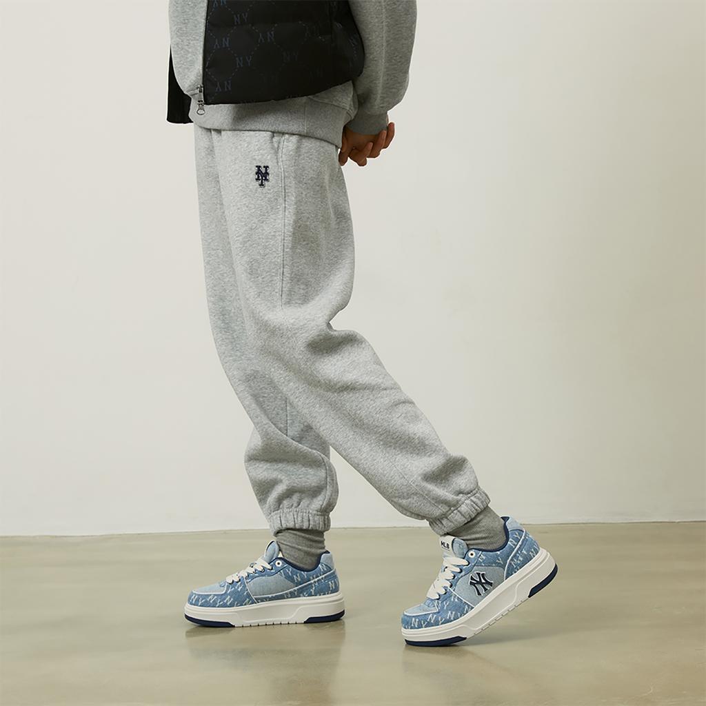 New MLB Chunky Liner Slip Resistant Low Top Skateboard Shoes Unisex Blue 3ASXCDC4N-50BLS