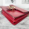 [Pre-Owned] Gold Double G Chain Shoulder Strap Crossbody Accordion Bag - Excellent #1GFSQ8G