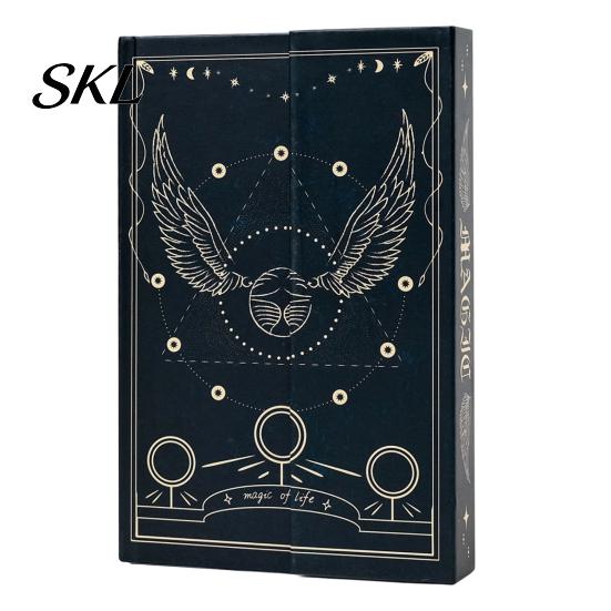 Sticker Storage Notebook Lined Journal for Women Men, Gothic Mystical Hardcover A5 Ruled Personalized Notebook, Daily Office School, Writing,