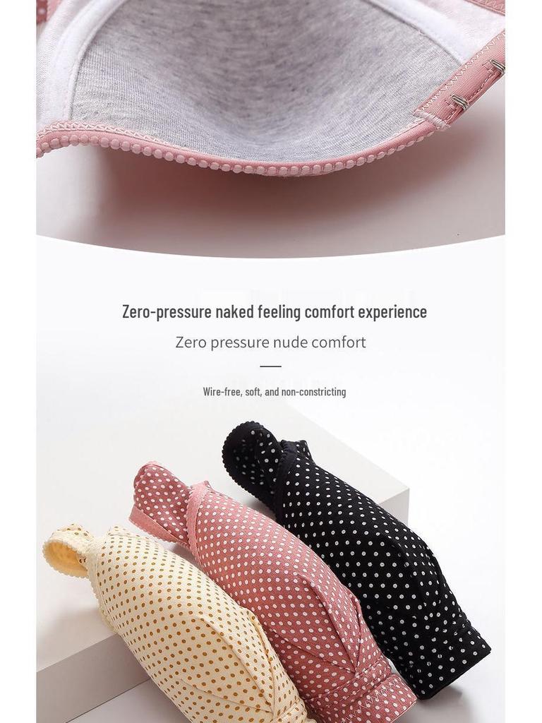 Plus Size Wire-Free Front Closure Bra with Side Support and Underarm Fat Coverage