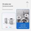 Universal Stainless Steel Hair Filter for Bathroom Floor Drain, Basin, Toilet, and Bathtub