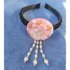 Fashionable Vibranting Korean Styles Shell Flower Hairband Portable Hair Decoration for Festivals and School Event