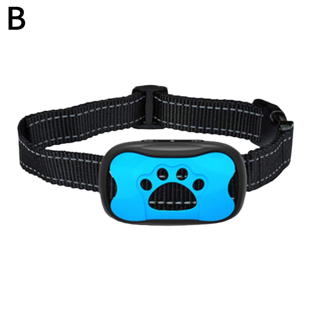 Shock Collar Rechargeable Vibrating Automatic Dog Training Anti-dog Ultrasonic Device Bark Stopper Smart Barking E4S0