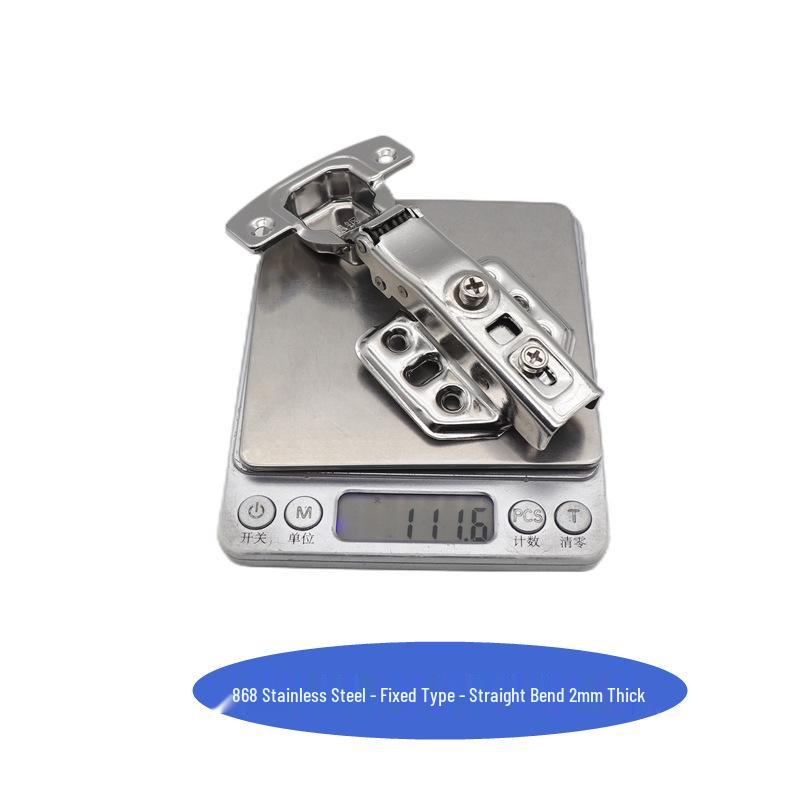 304 Stainless Steel Soft Close Hydraulic Cabinet Hinges - Thickened, Two-Stage Force for Furniture