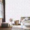 Heart Wallpaper White, Lavender and Purple 50x1000