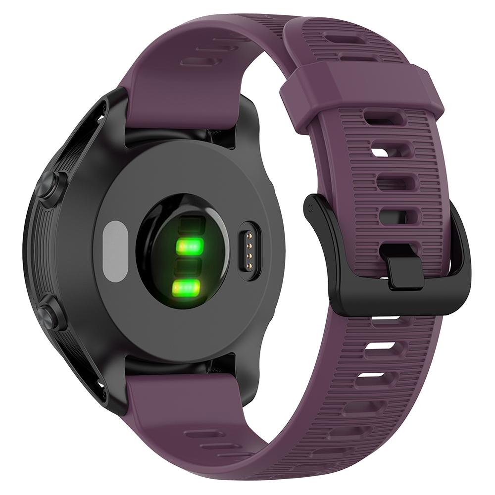 For Garmin Forerunner 945/935 Replacement Wrist Band Steel Buckle Textured Silicone Watch Strap