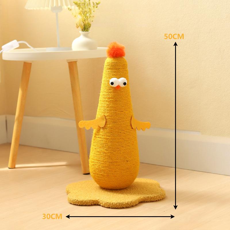Vertical Cat Climbing Frame Cat Scratch Board Sisal Cat Scratch Column Wear-resistant and Fun Integrated Cat Toy Home