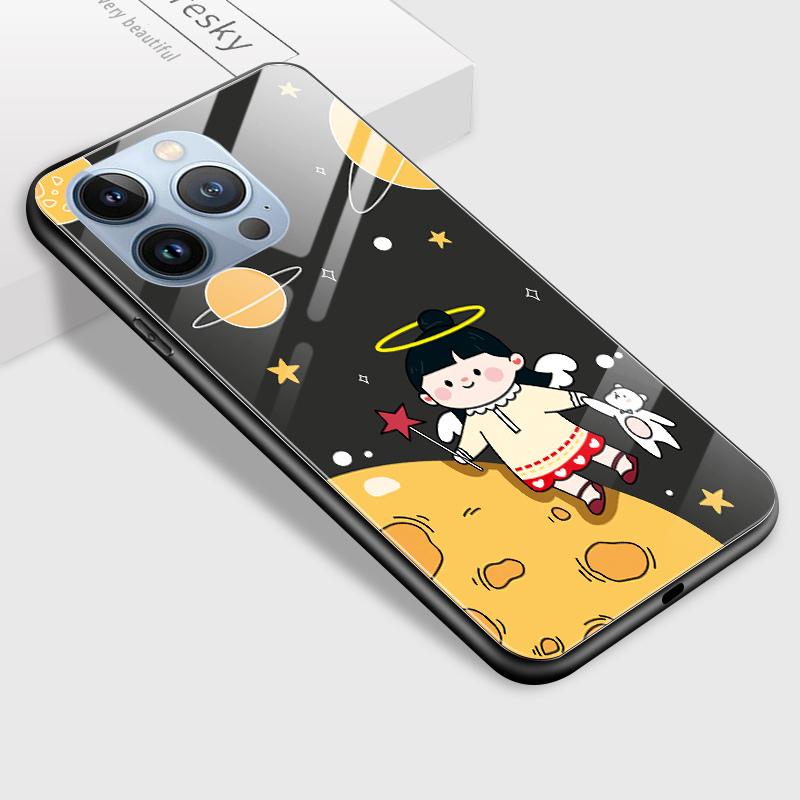 Tempered Glass Phone Case For Samsung A12 A16 A32 A53 S20FE S23 S25 Honor20 X6A 90Lite 9X Huawei Y9Prime2019 P30Lite Soft Edge Shockproof Smooth Shell