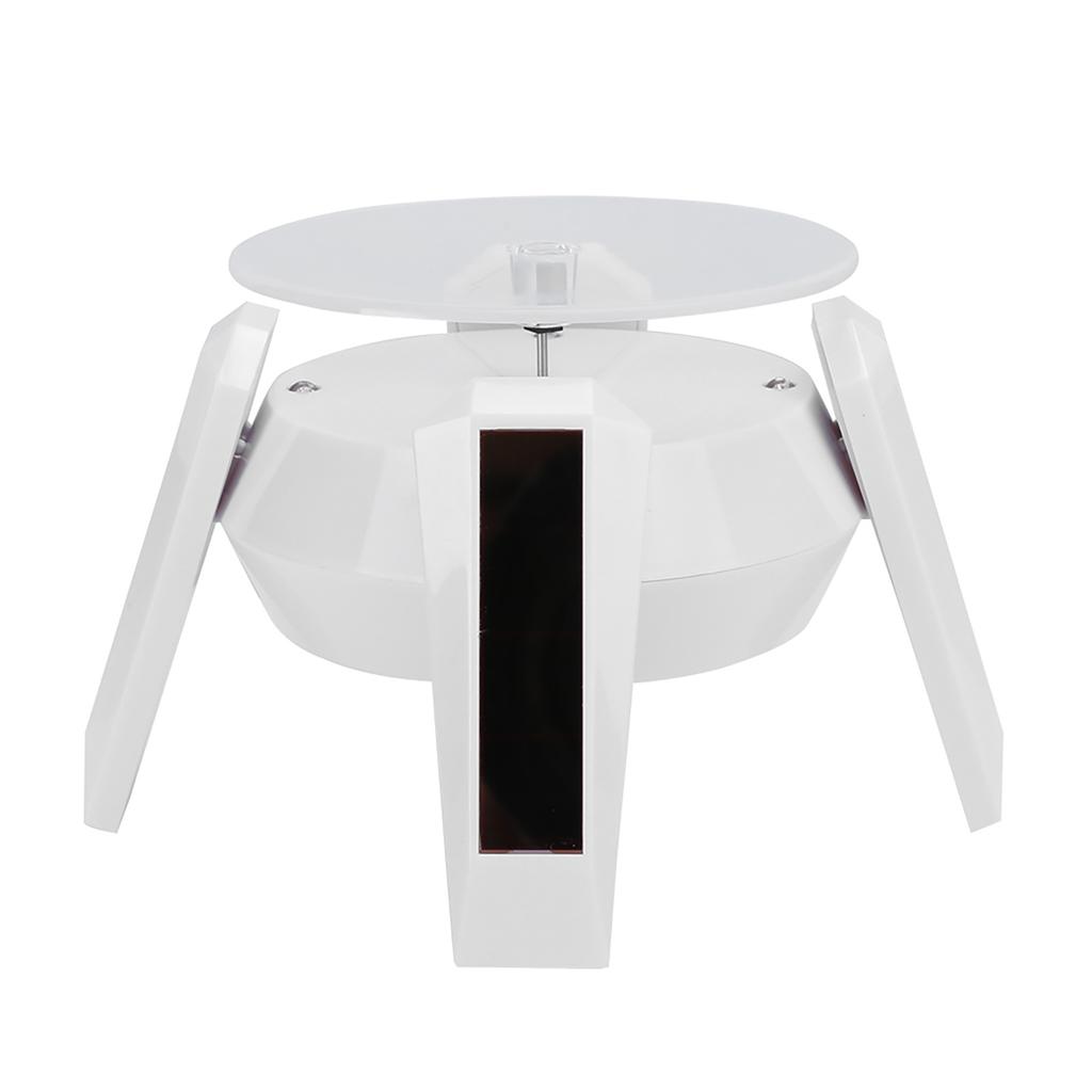 Jewelry Display Stand Solar Powered Rotating Turntable Electric Jewelry Display Tool