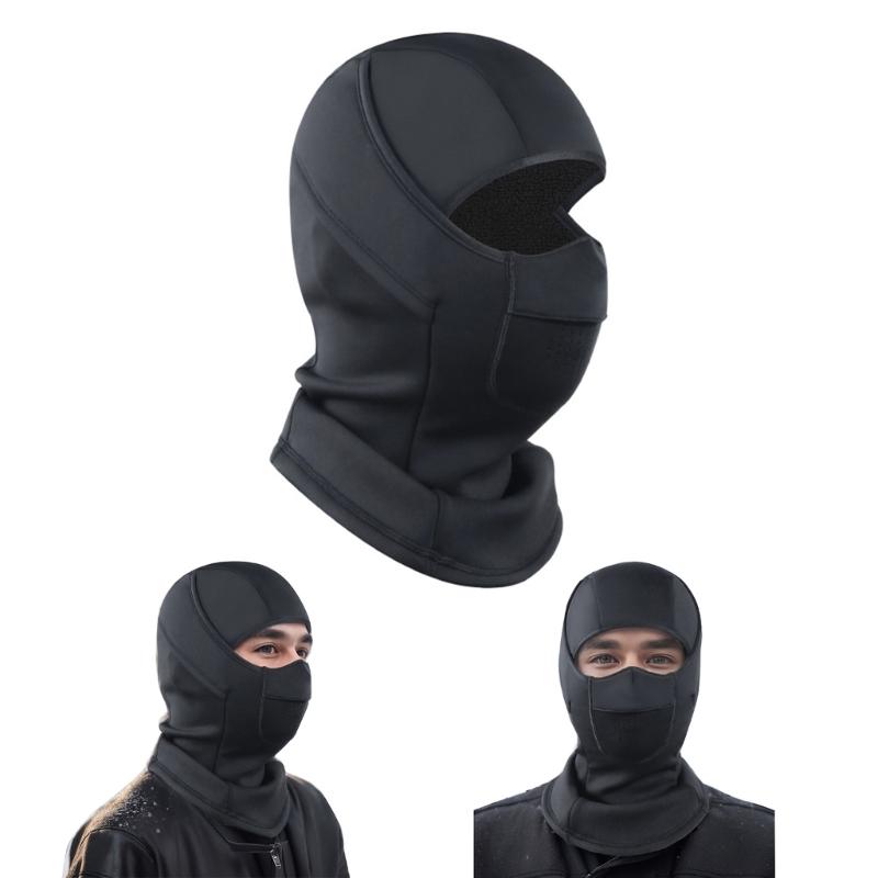 Wiatroodporna Maska na Twarz Oddychająca Osłona Twarzy Zimowy Ocieplacz na Szyję Wiatroodporny