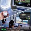 4-IN-1 Bluetooth 5.3 Receiver Transmitter FM Stereo AUX 3.5mm Jack Wireless Audio Adapter Remote Control For TV Speaker Car Kit