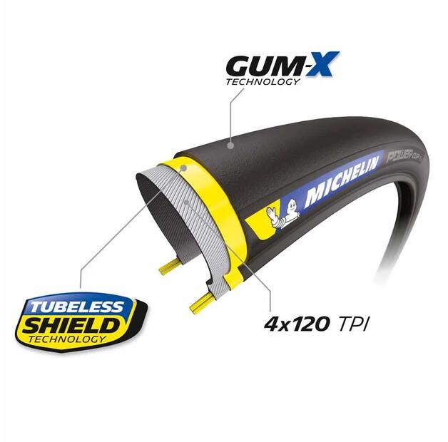 Michelin Power Cup Competition Tubeless 700C X 25 Road Tire