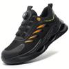 Fashion NEW Rotary Buckle Security Boots for Men Work Sneakers Women Boots Breathable Steel Toe Shoes Safety Puncture-Proof Men Boots