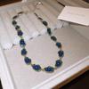 Drip Twisted Geometric Earrings Necklace Set, Vintage Premium Light Luxury Accessories Gift