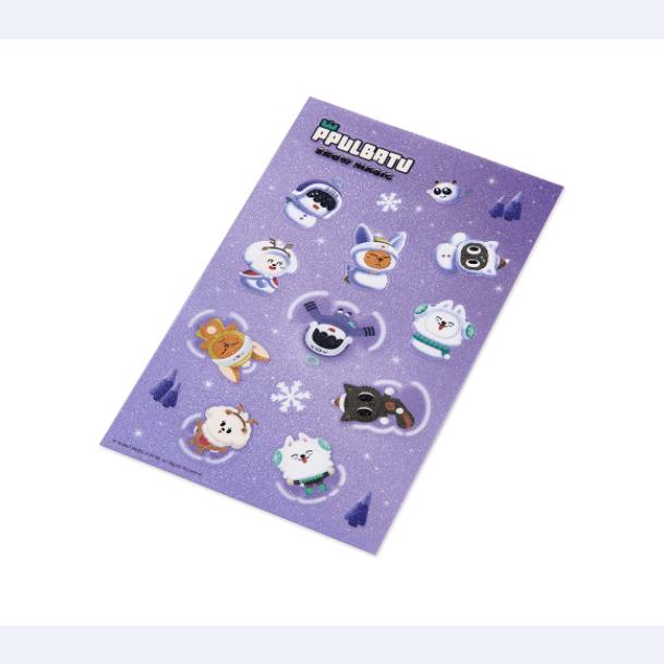 TXT PPULBATU Schnee-Zauber-Aufkleber