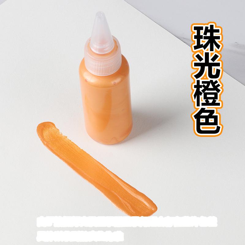 60ml Metallic Acrylic Paint Waterproof Fade-Resistant (Gold/Silver) for Buddha Statue Coloring Wall Art and Graffiti