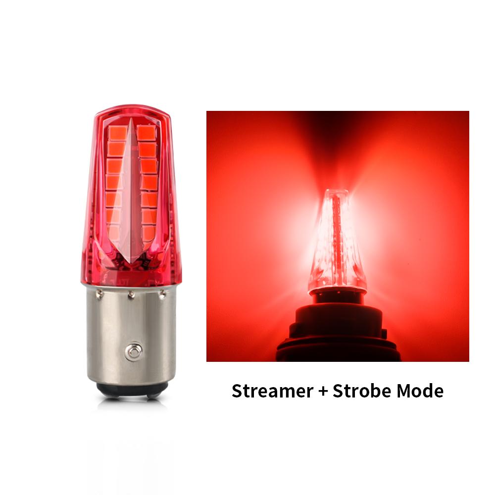 1157 Led Turn Signal Strobe Flashing Bulbs Super Bright Motorcycle Lights 2835 32smd Moto Brake Light White Red Blue Strobe 12V