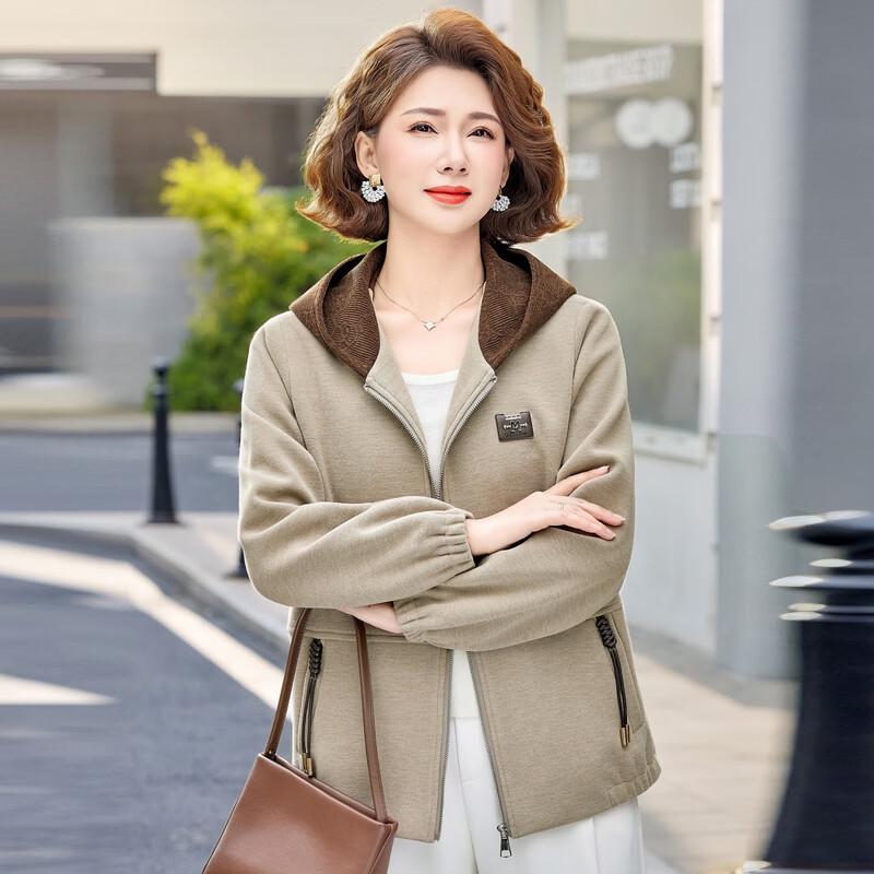 Yalu Vintage Patchwork Hooded Jacket for Women