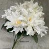7 Heads Dahlia Bunch Flowers 45CM Fake Flowers New Dahlia Artificial Flower  Photo Props
