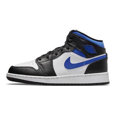 Air 1 Mid GS Racer Blue Kids Sneakers White Black 554725-140