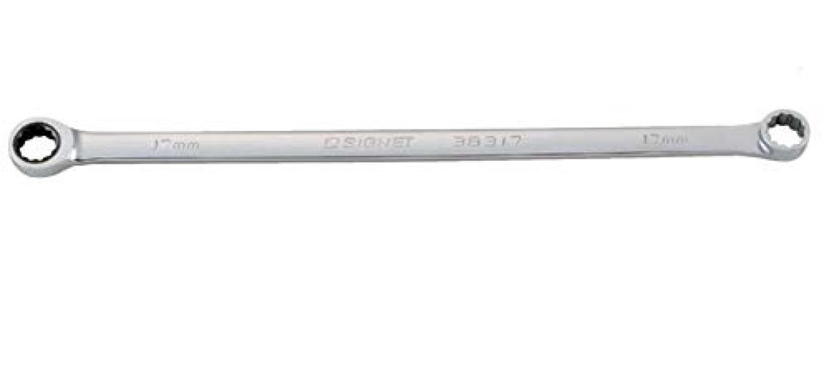 

SIGNET 38318 Extra Long Straight 72 Gears Wrench, 18mm,