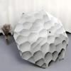 1pc Golf Ball Texture Automatic Folding Umbrella, Heavy Duty 8 Rib Iron Frame,  Suitable for Travel, Daily Use, Birthday, Decor Gift  99