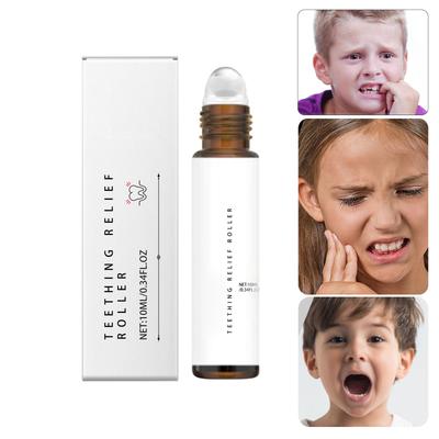 Infant Oral Care Roller Ball Easy Grip Teether Lightweight for Boys Girls Help Reduce Discomfort During Teething Phase