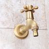 Shiaosen European Retro Brass Single Cold Water Faucet